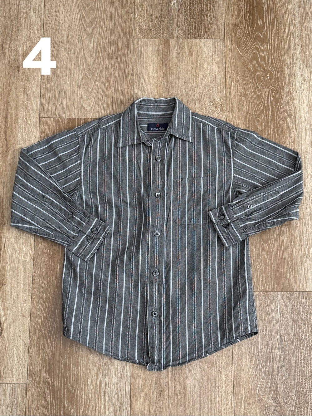 BUNDLE (10) Kids Boys Shirt Jeans and Pants Mixed Clothing Fall Winter Size 6 - Picture 5 of 9